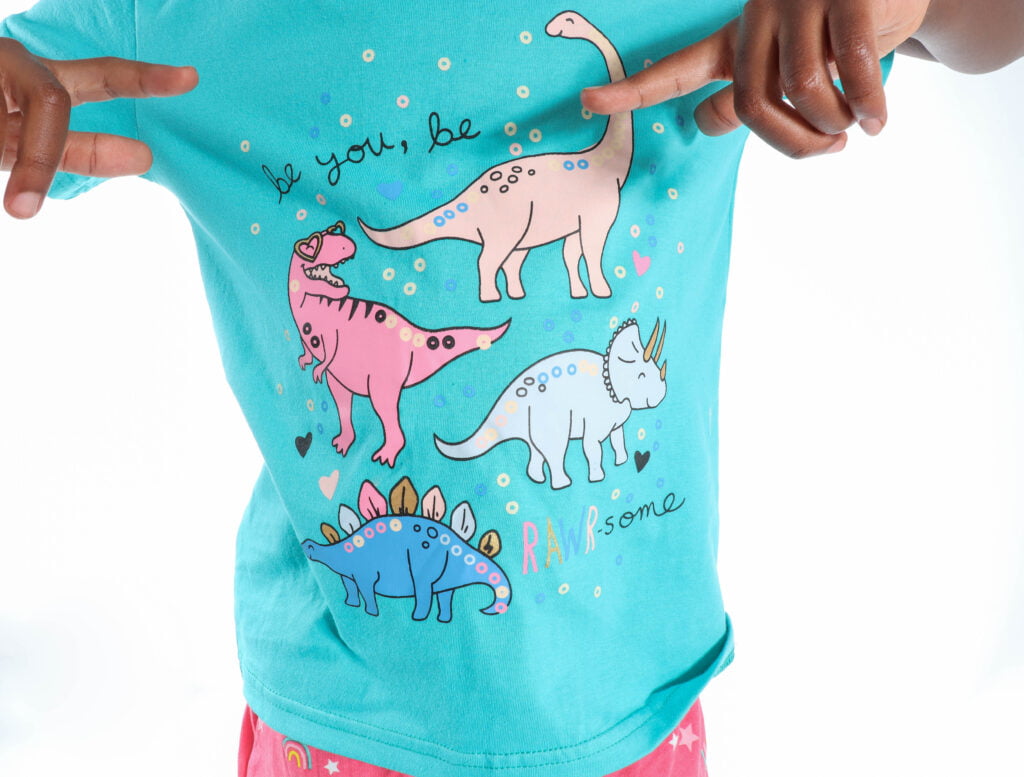 Coral T-Rex Adventure Tshirt