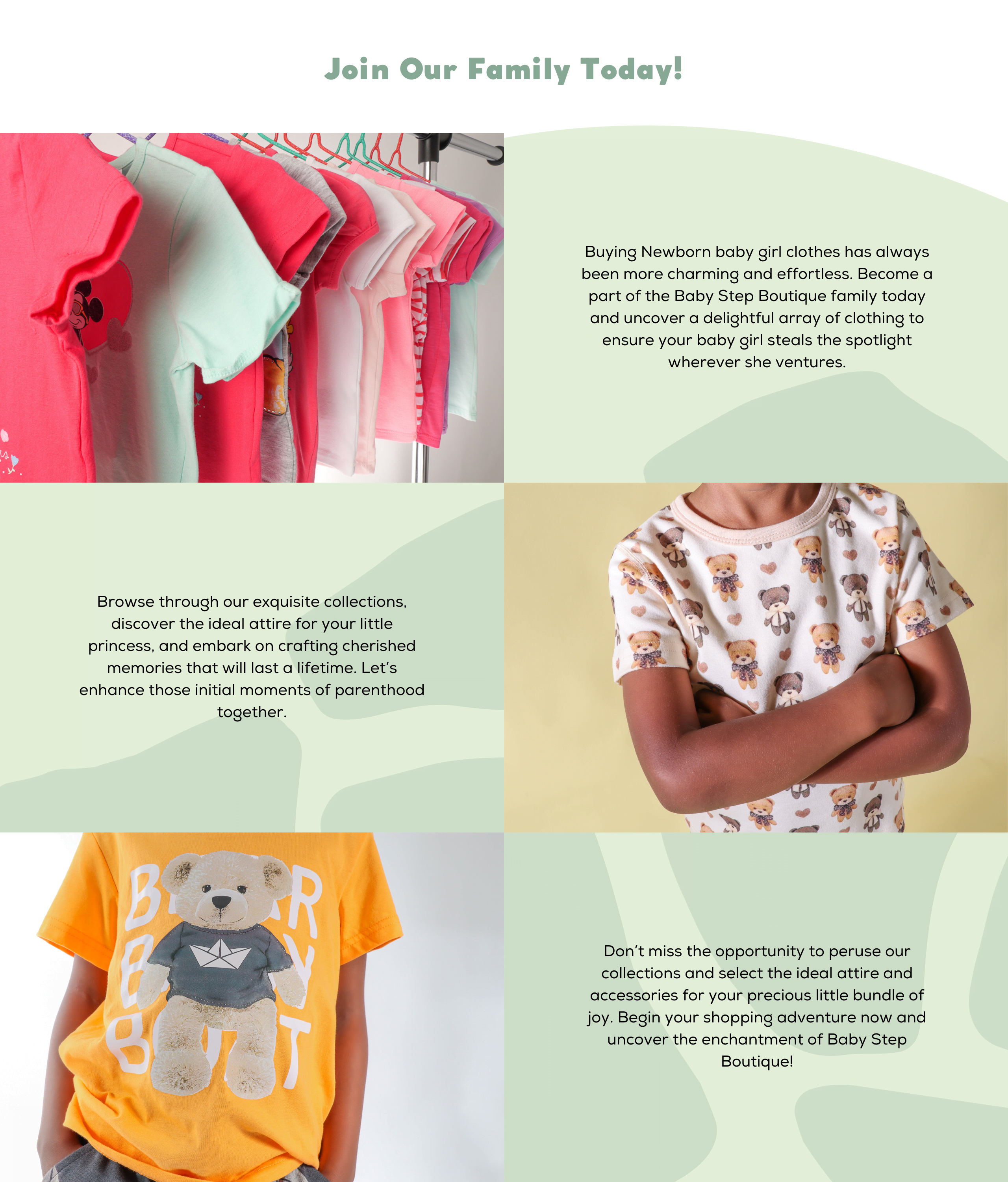 Join Baby Step Boutique Family