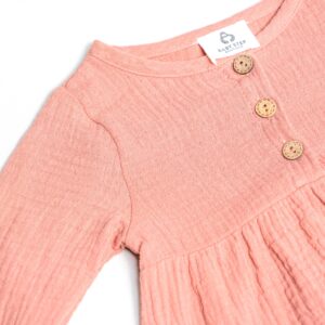 Rosy Charm Muslin close up