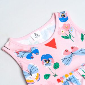 pink Springtime Joy Dress upper